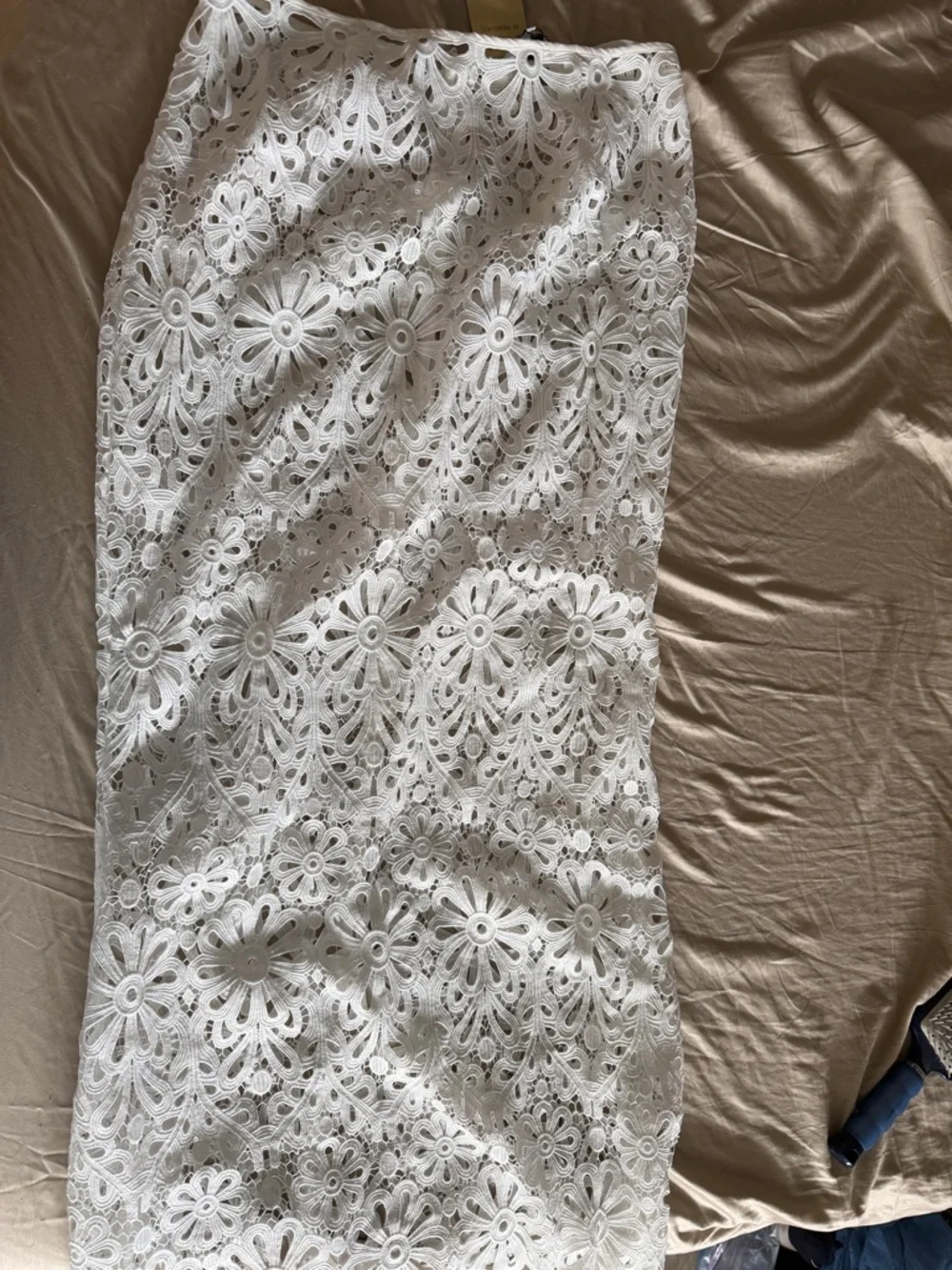 PHAIR White Crochet Floral Maxi Coverup Skirt - Picture 4 of 6
